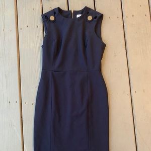 Calvin Klein stretchy navy dress